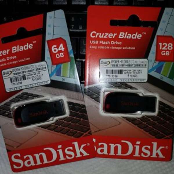SanDisk USB手指 64GB / 128G ( 原廠保養5年 )