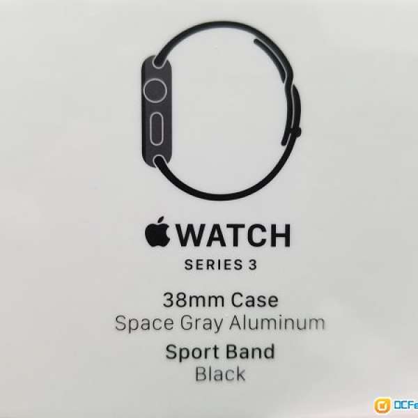 全新Apple Watch S3 Sport 38MM Space Gray 國行 MQKV2CH/A
