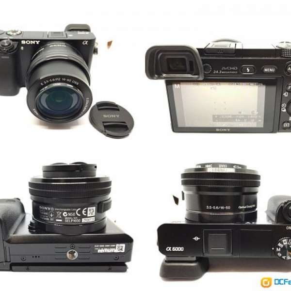 Sony A6000 E-mount APS-C 相機 (α6000) + Sony SEL20F28 鏡頭