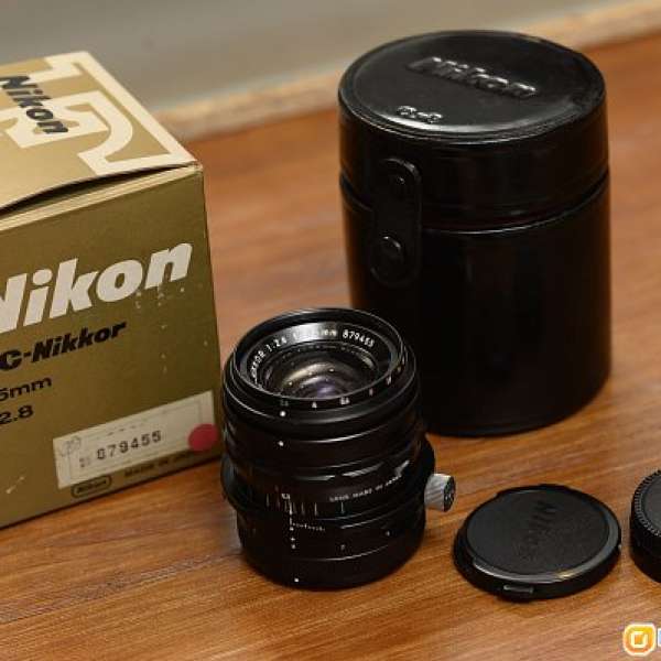 Nikon PC Nikkor 35mm f2.8 non-ai (有盒)