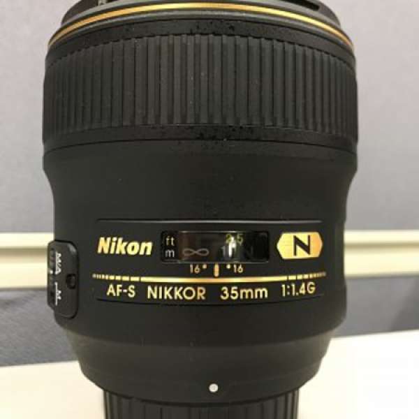 Nikon AF-S 35 mm f 1.4G 95% new