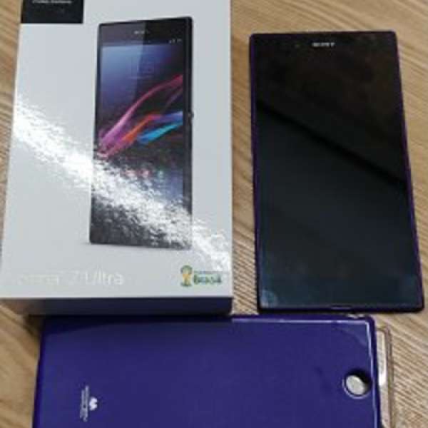 85%新 紫色SONY Z ULTRA 4G 雙卡 手機