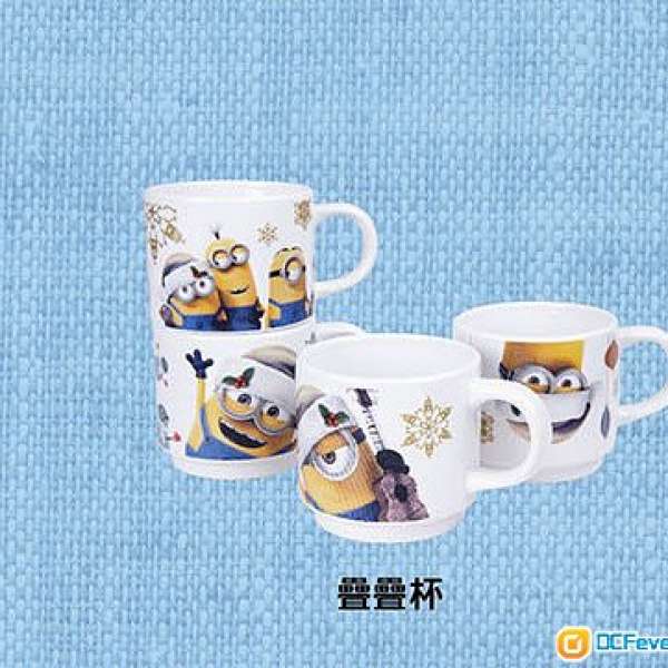 全新 正貨 迷你兵團 Minions 疊疊杯 coffee cups 1套4隻杯