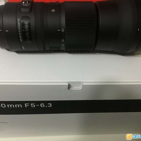 99%新 Sigma 150-600mm f5-6.3 DG C (SA mount) 行貨有保