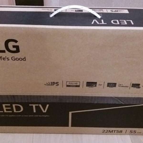 22MT58 LG 韓國製造22吋IPS LED內置高清電視iD TV $1250 畫中畫 Full HD (全新未開盒)