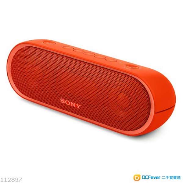 全新Sony無線藍牙揚聲器 SRS-XB20 (紅色)