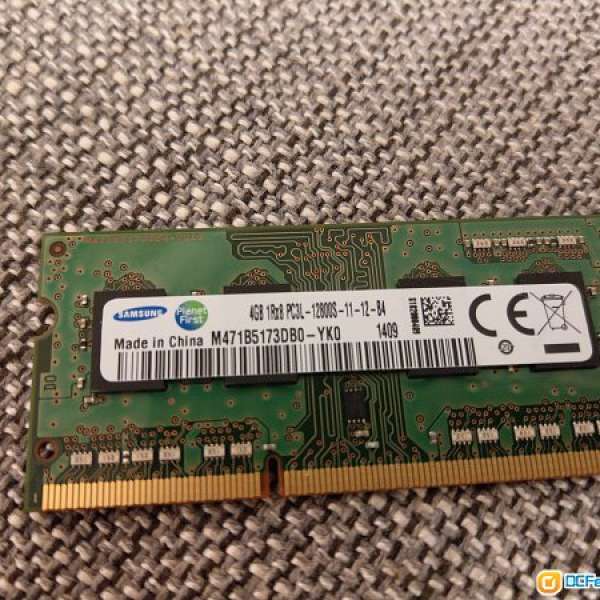 Samsung 4GB DDR3L RAM 1.35V