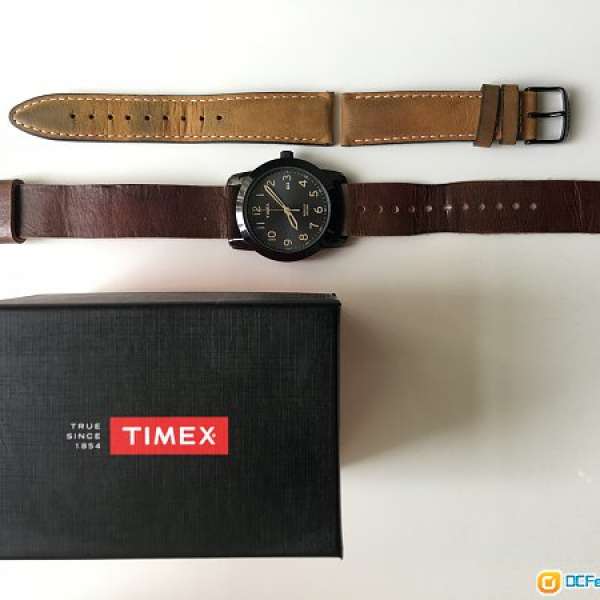 [二手] Timex Elevated Classics + LakeHouseLeather 錶帶