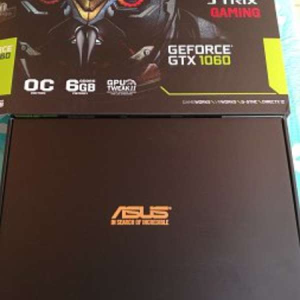 (1月份卡)超新港行有單有盒有保ASUS  STRIX  GTX1060  DC2O6G