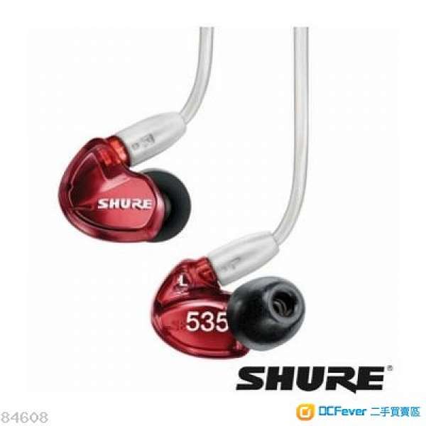 Shure 535 red