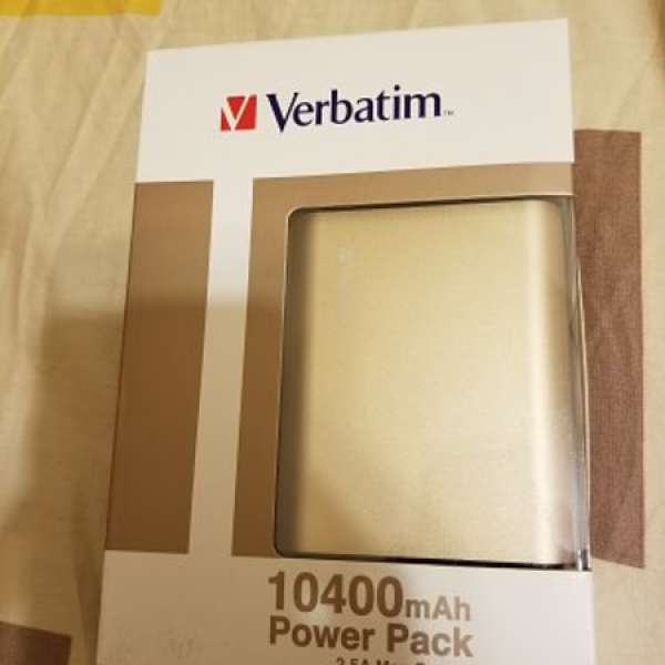 玫瑰金 Verbatim 10400mAh 2.5A 移動電源 (100%New)