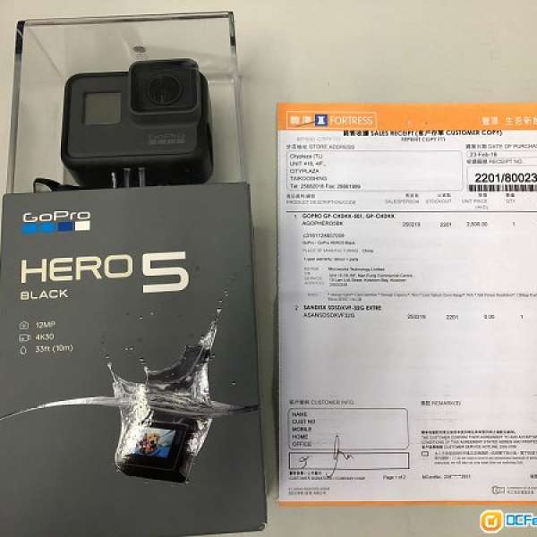全新 GoPro Hero5 Black