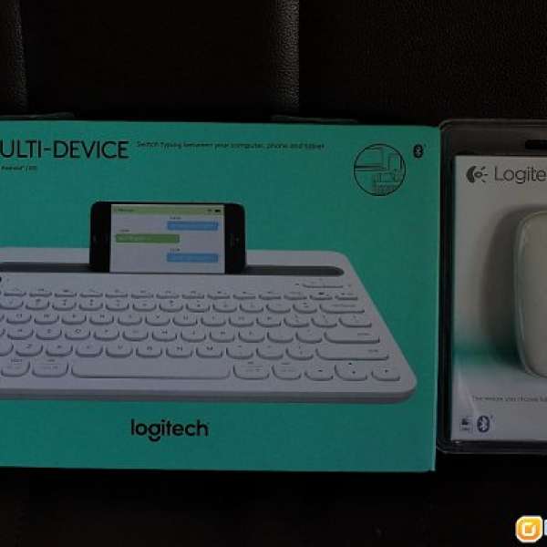 全新有保養 Logitech K480 wireless Keyboard and m558 wireless Mouse