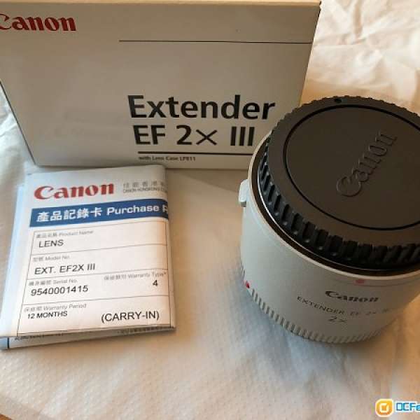二手 Canon Extender EF 2x III