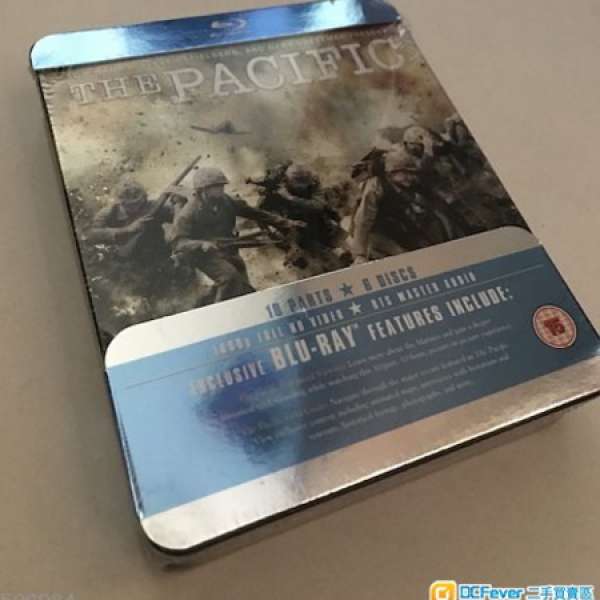 !!正版!!Blu-ray 藍光 - 英版 The Pacific (全新未開, 鐵盒, 6 Discs)