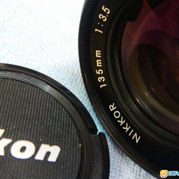 Nikon Ais 135mm F3.5 Nikkor Lens.