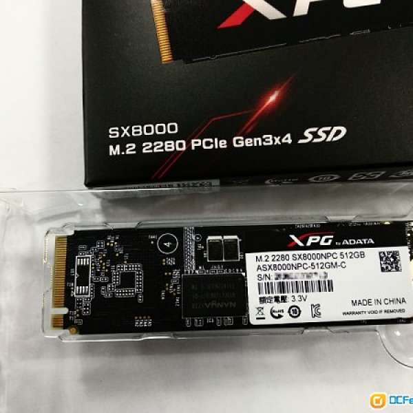ADATA SX8000 m2 2280 NVMe 512GB