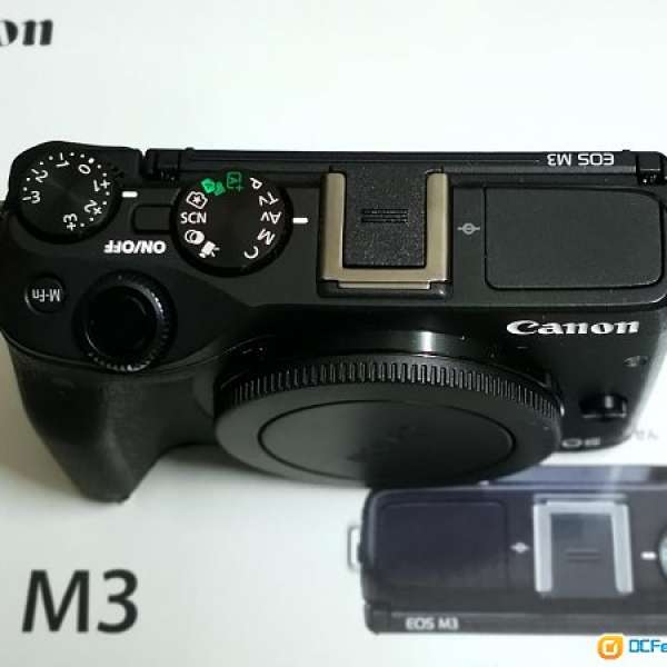 Canon M3 body 連 M mount to EOS $1800