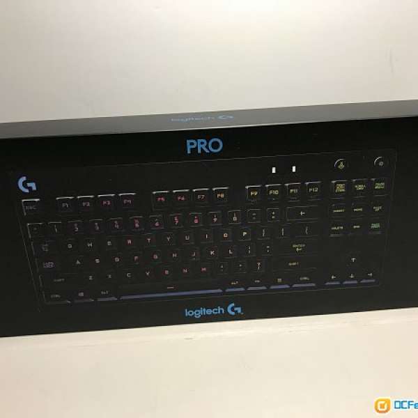 100%全新未開封Logitech pro gaming 機械鍵盤 RGB