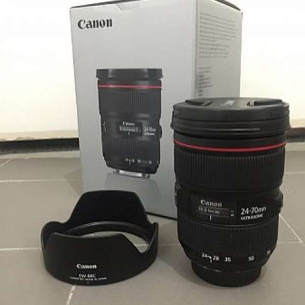 Canon EF24-70mm f/2.8L II (99% New)