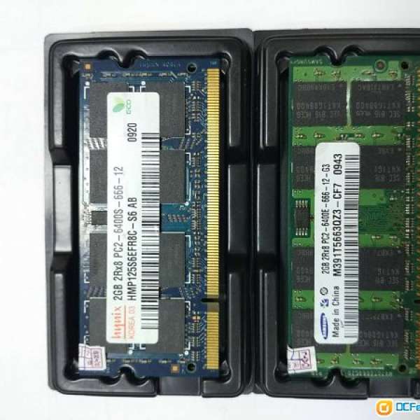 原廠拆機內存2GB DDR2 NOTEBOOK RAM適合舊機升級