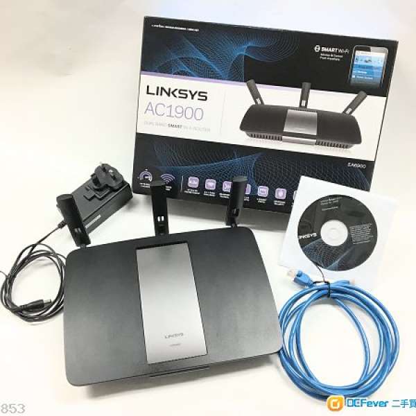 LINKSYS EA6900 AC1900 DUAL-BAND WI-FI ROUTER (95% 新淨)
