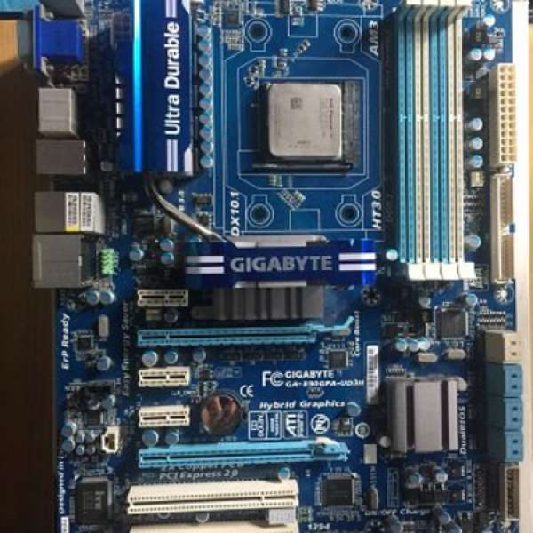(二手)AMD Phenom II X6 1090T+GIGABYTE GA-890GPA-UD3H