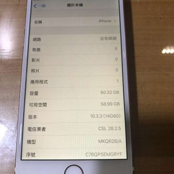 放iPhone 6s Rose Gold 64G 90%new