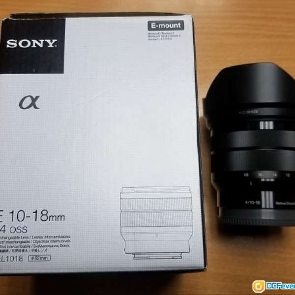 Sony SEL 10-18 mm F4 OSS 95% new