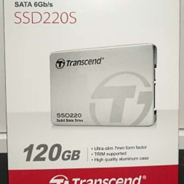 極新 Transcend SSD220s 120gb 三年保養