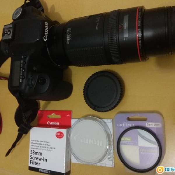Canon 50D + Canon 100-300mm f5.6L (新手紅圈L鏡)
