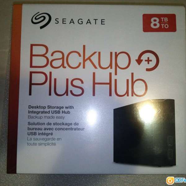 Seagate Backup Plus Hub 8 TB 全新