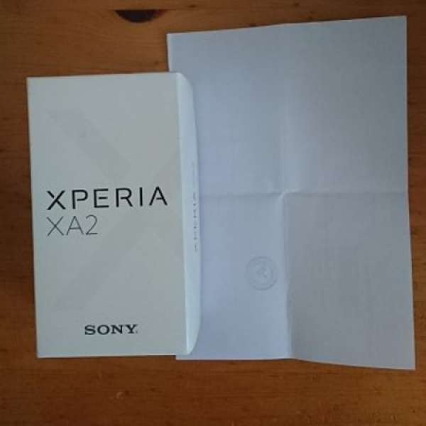 全新未用過Sony XA2 藍色，CSL保養到19年2月