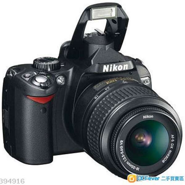 95% NEW  Nikon D60 KIT SET