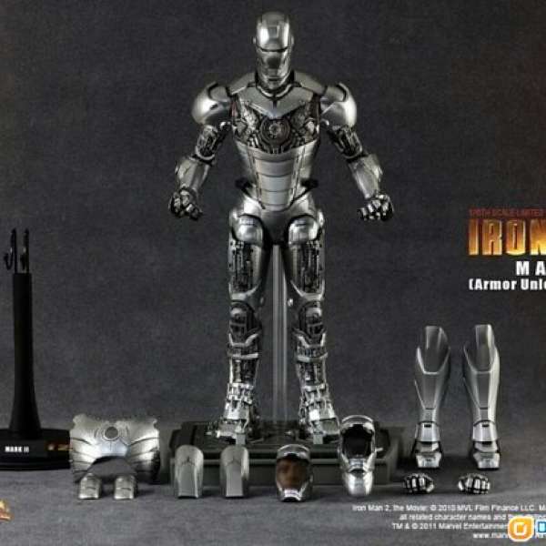 Hot Toys Iron Man Mark II (MMS150) - 99% New