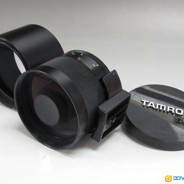 TAMRON 350mm F5.6 反射鏡 連原廠hood, Cap 原廠 Nikon/canon 接環