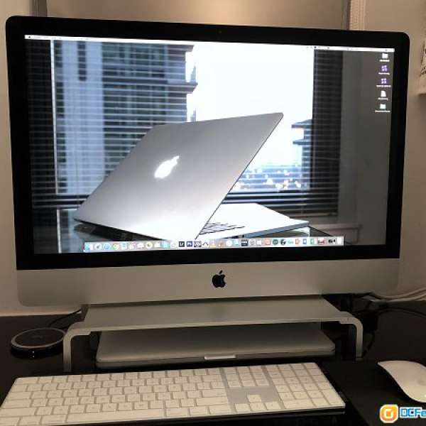 99%新 27吋 5k iMac 2017 頂級 i7 4.2g 16g ram 3TB Fusion Drive 有保至2020年