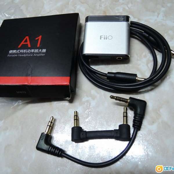 95%新FiiO A1隨身型耳機功率擴大器 (功能正常)