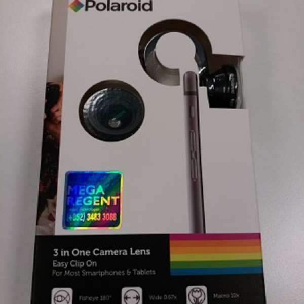 Polaroid 3-in-1 Smartphone ClipOn Lens Pack