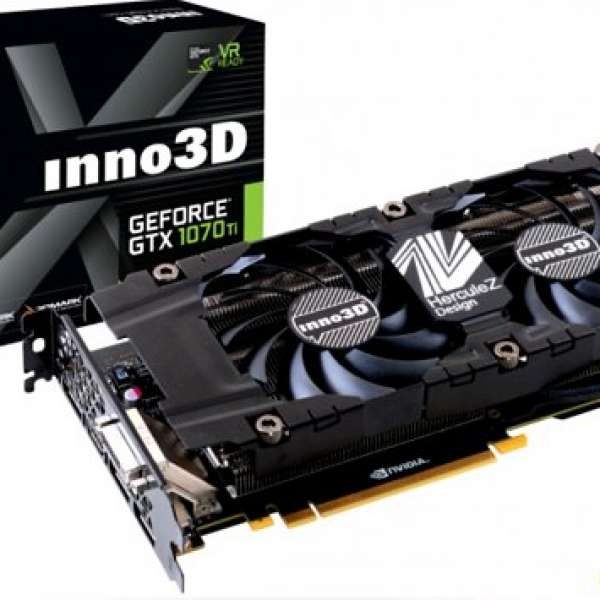 放售 Inno3D Geforce GTX 1070Ti (twin fan) 日聲香港代理保養 顯示卡 display card