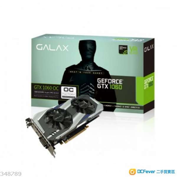 出售GALAX GTX 1060 OC 3GB