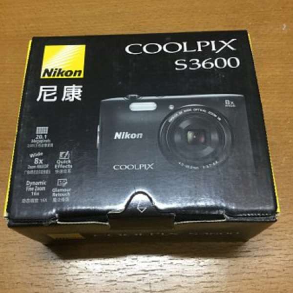 售 Nikon Coolpix S3600 相機