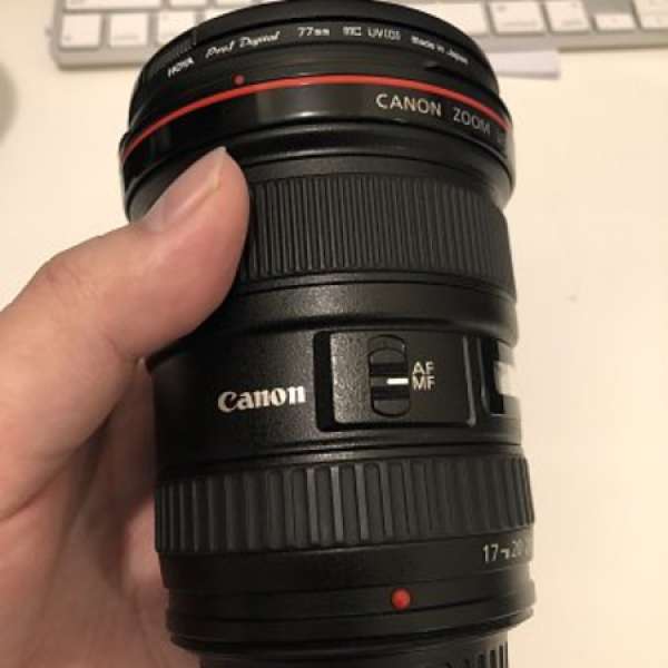 (99%新) Canon 17-40 F4 (連Hoya Filter) 上1代鏡