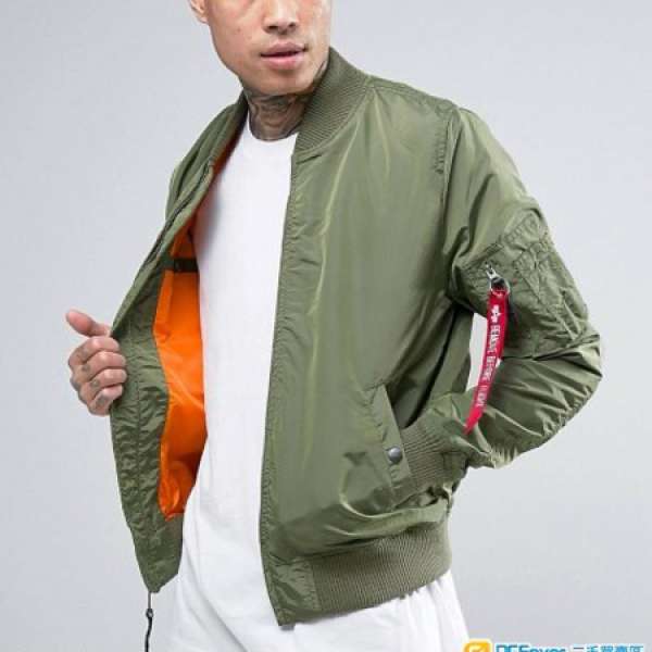 Alpha MA1 Bomber Jacket Slim Fit簿身款