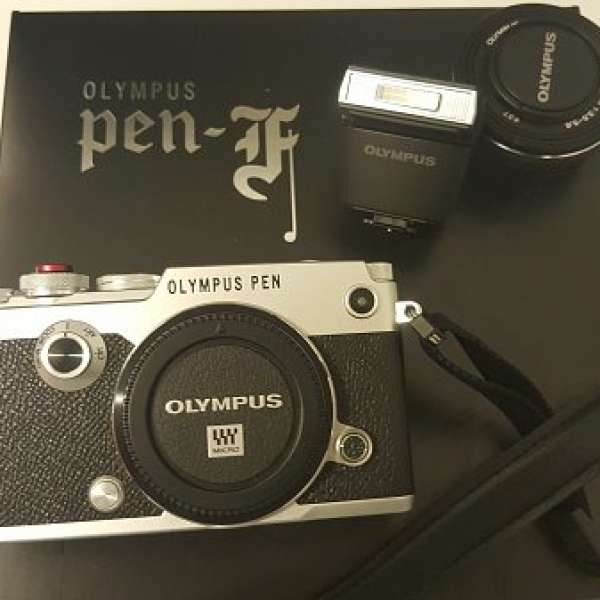 Olympus Pen F silver 行貨有保 and M.ZUIKO DIGITAL ED 14-42mm F3.5-5.6 EZ