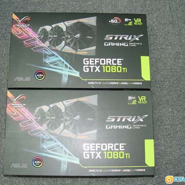 出售物品: ASUS ROG STRIX GTX1080TI-11G-GAMING 有單盒 漢科保直到6/2020