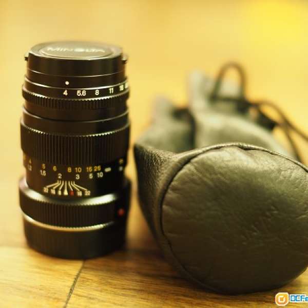 minolta 90mm f4  m mount lens