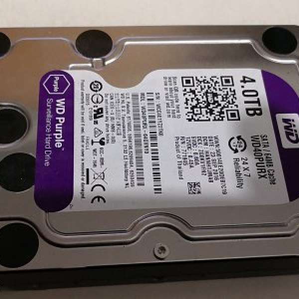 Western Digital WD40PURX 4TB (Purple color)