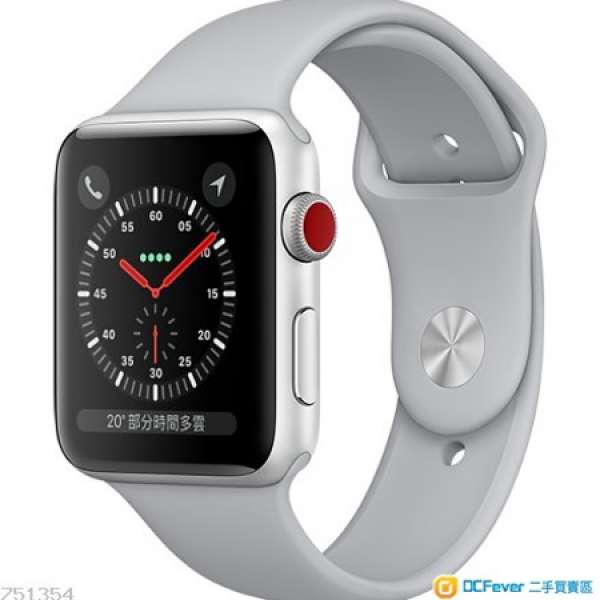 全新未開封Apple Watch S3 42mm GPS+Cellular (Silver)