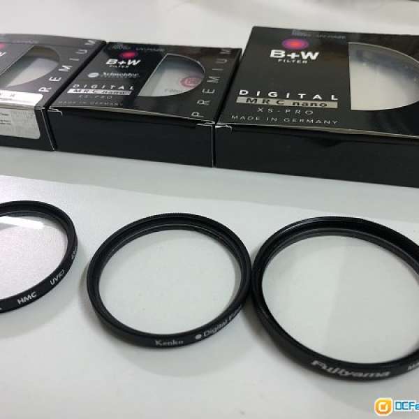 B+W XS-Pro UV MRC Nano 43mm 52mm 76mm 46mm filter